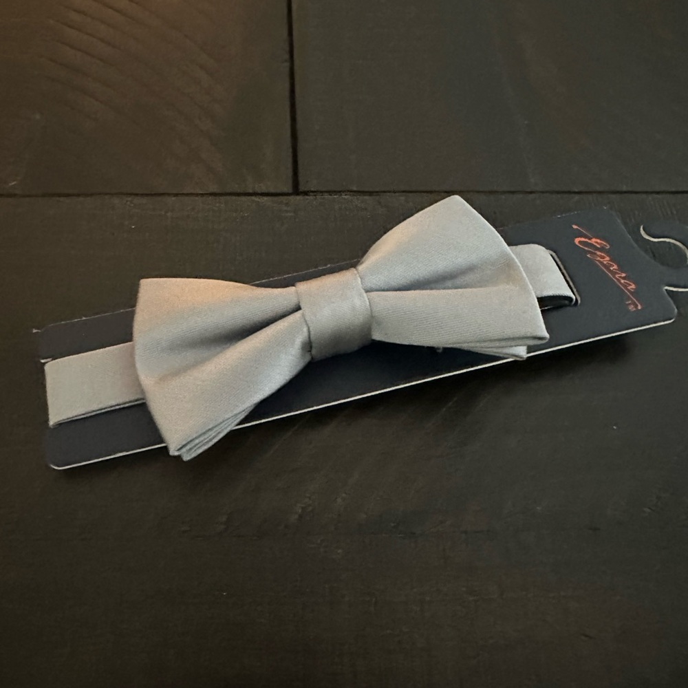 Gray Bow Tie